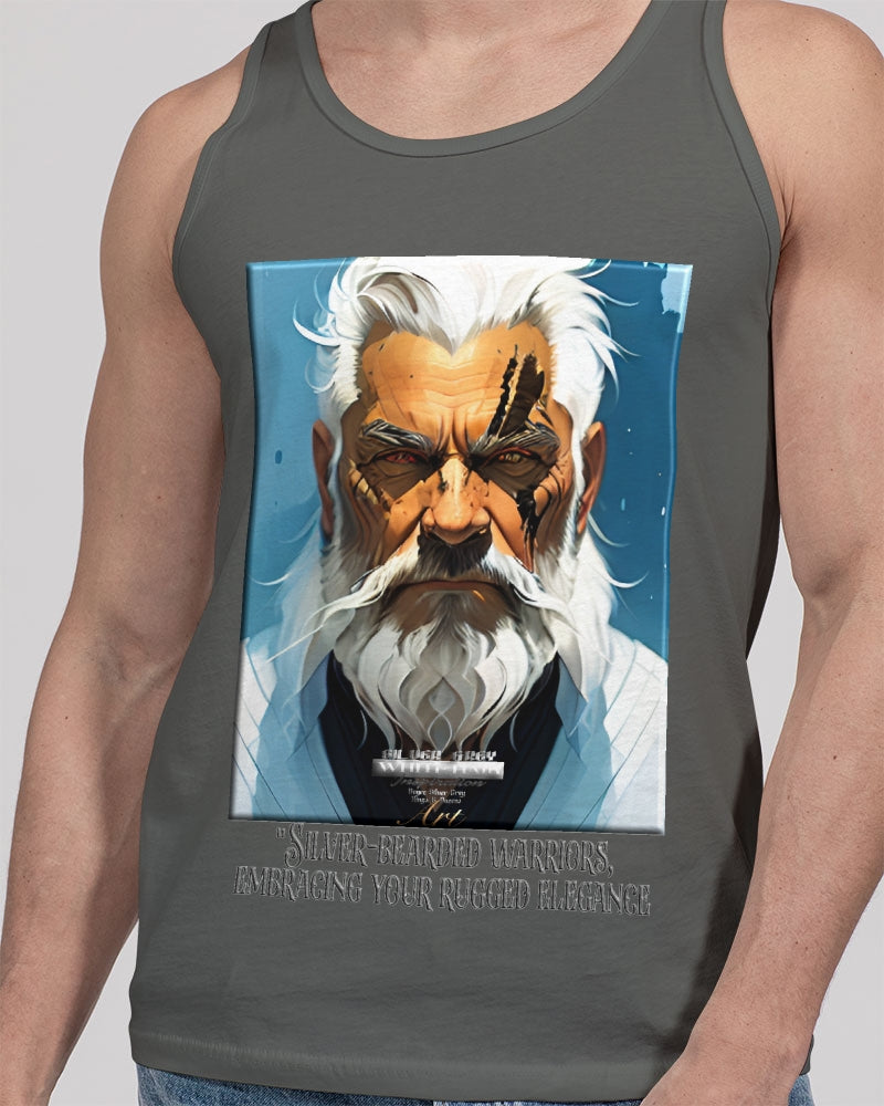 Silver bearded warrior Unisex Jersey Tank | Bella + Canvas