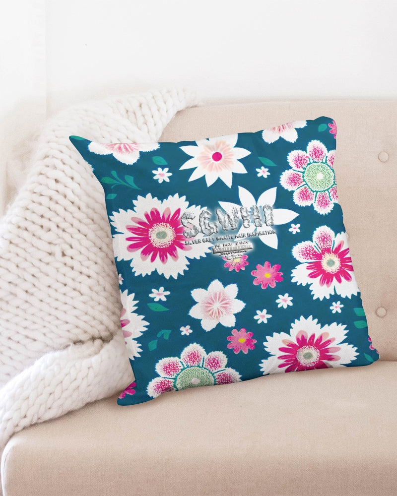 Beautiful floral pattern Throw Pillow Case 20"x20"