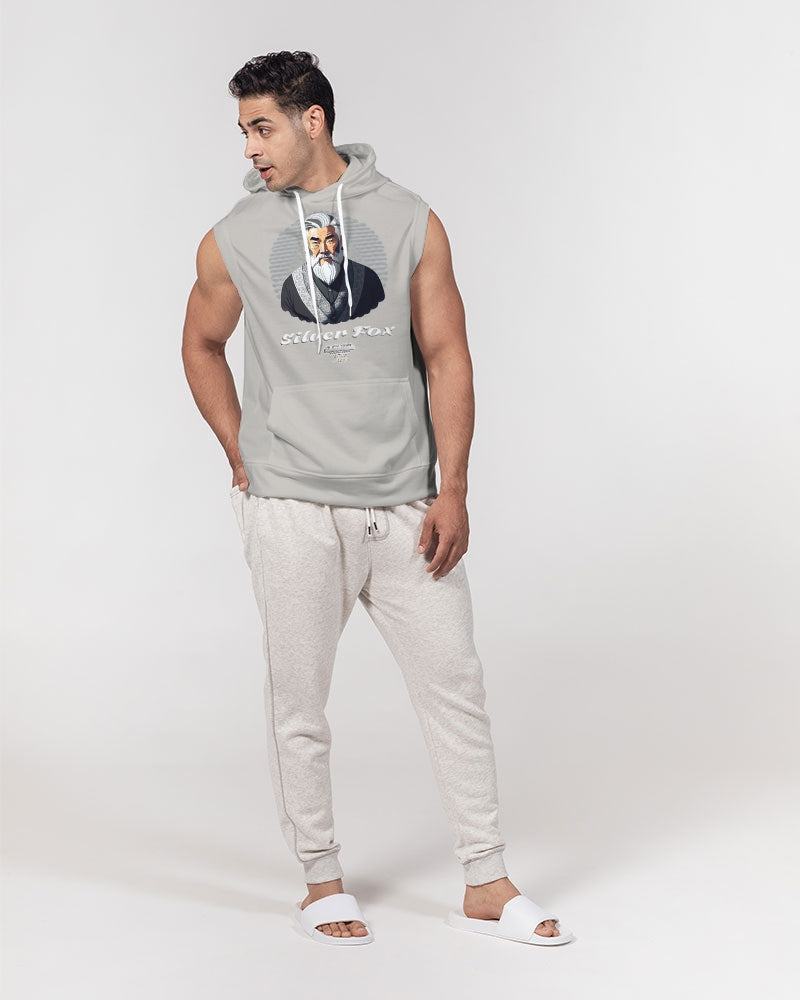 Asian Silverfox Men Men's Premium Heavyweight Sleeveless Hoodie