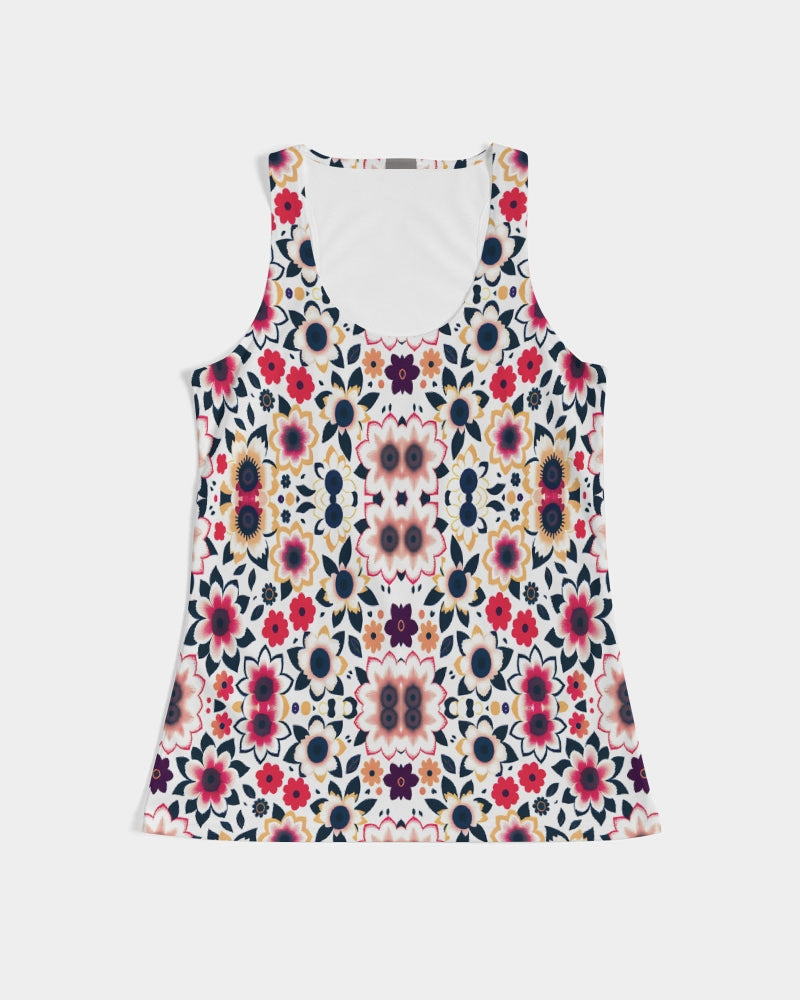 Abstract flower pattern Women's All-Over Print Tank