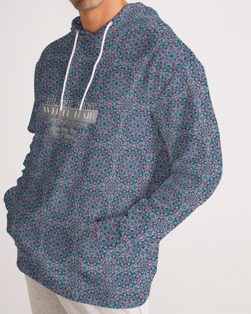 Beautiful mosaic blue pattern Men's Hoodie