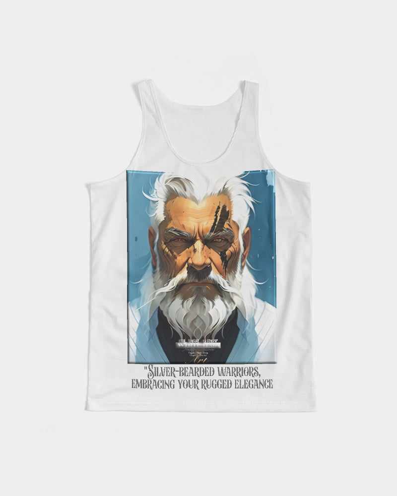 Silver bearded warrior Men's Tank