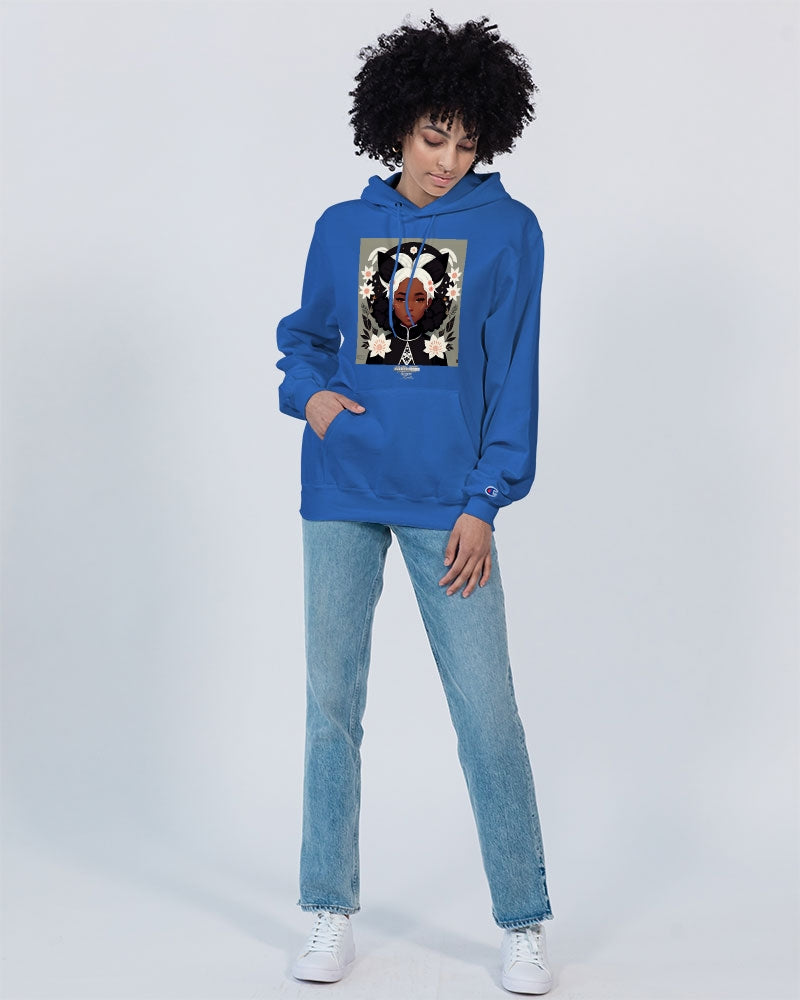 Nubian girl silver fox Unisex Hoodie | Champion