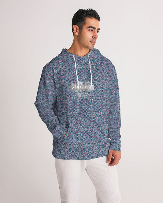 Beautiful mosaic blue pattern Men's Hoodie