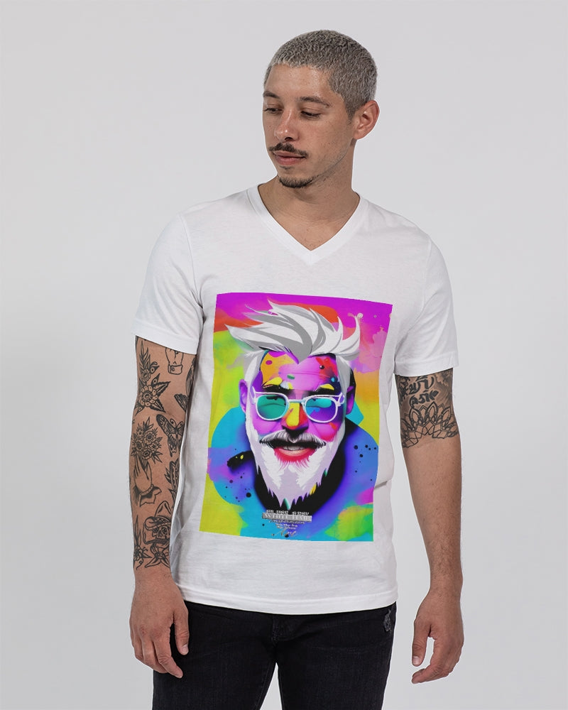 Nick Silver smile Unisex Jersey V-Neck Tee | Bella + Canvas