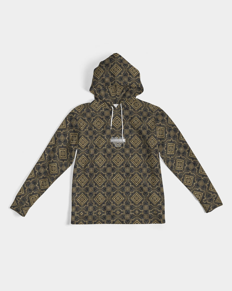 Brown Diamond pattern Men's Hoodie