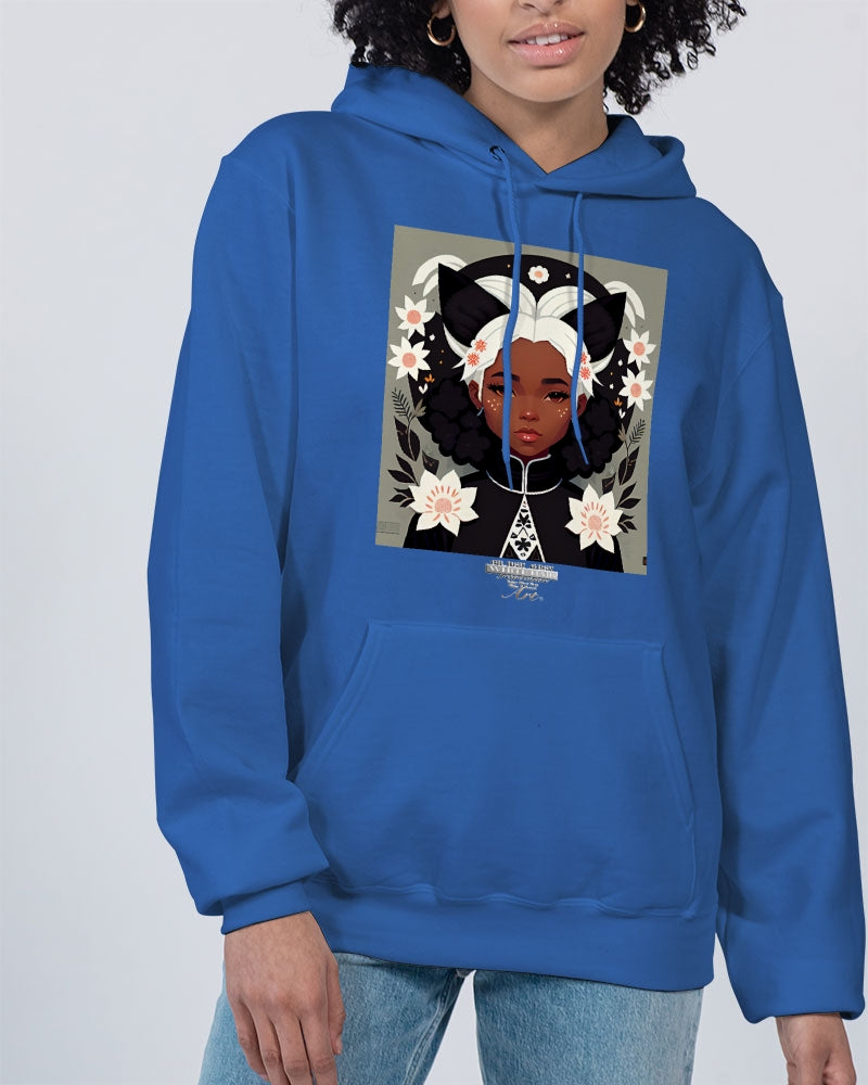 Nubian girl silver fox Unisex Hoodie | Champion