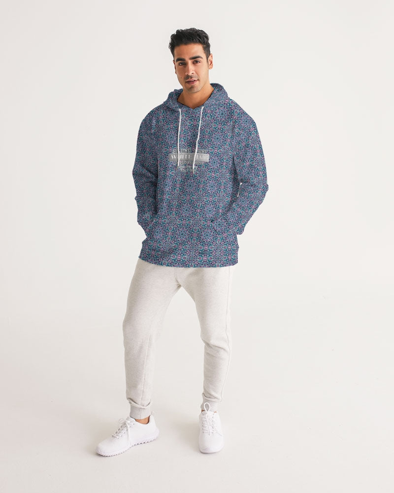 Beautiful mosaic blue pattern Men's Hoodie