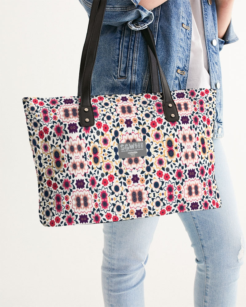 Abstract flower pattern Stylish Tote