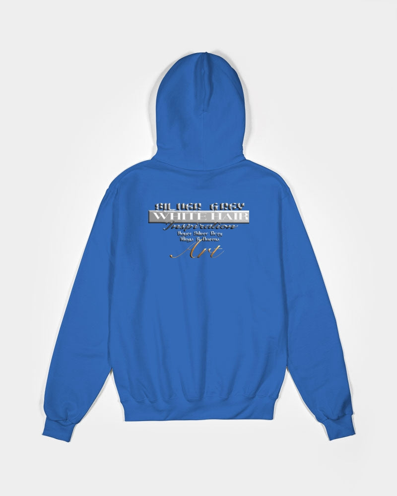 Promoting black women with silver grey hair Unisex Hoodie | Champion