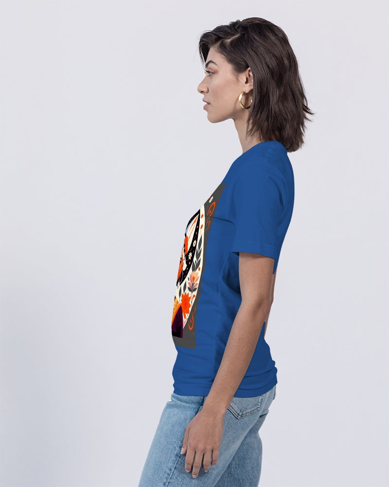 Indian Silver fox Unisex Jersey V-Neck Tee | Bella + Canvas