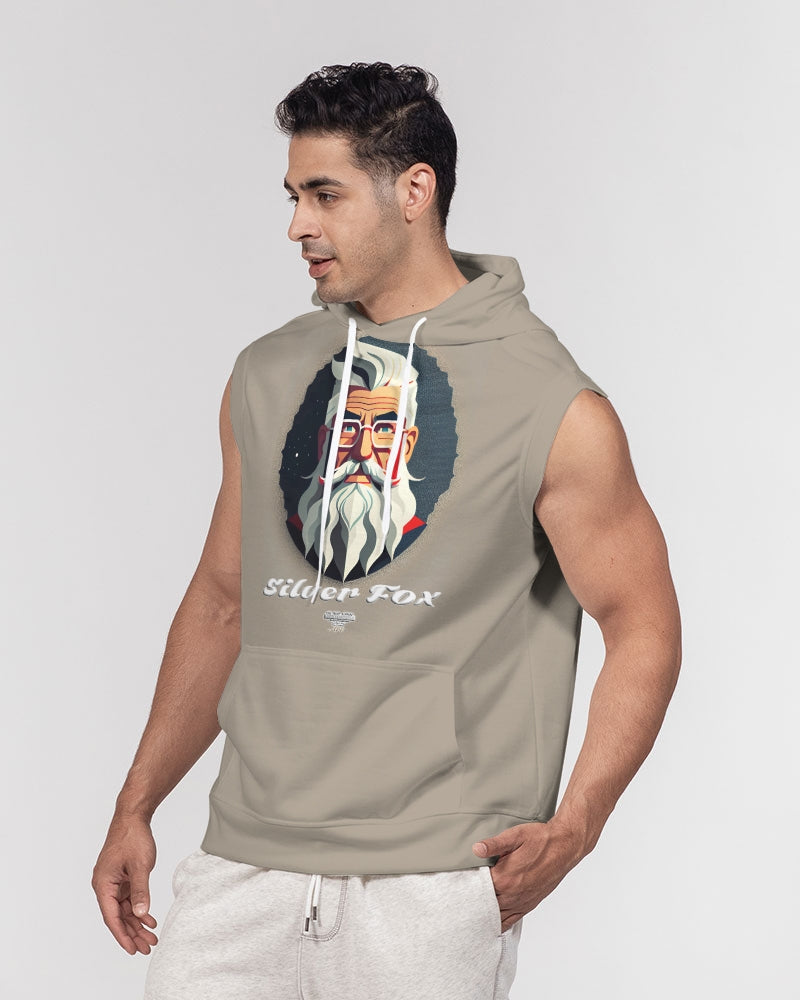 Silverfox gentlemen Men's Premium Heavyweight Sleeveless Hoodie