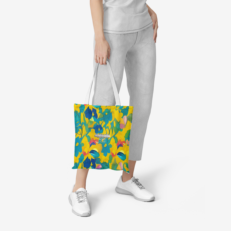 Silver grey white hair inspiration Duty and Strong Natural Canvas Tote Bags