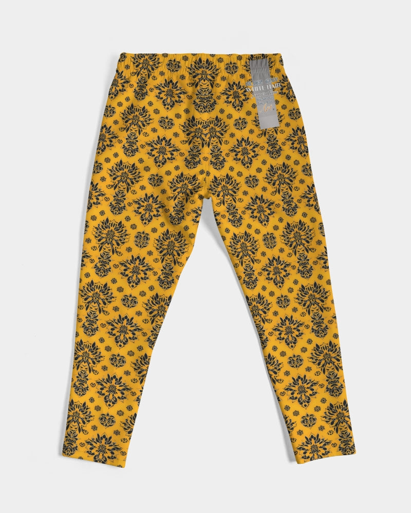 Orange and black royal design Men's Joggers