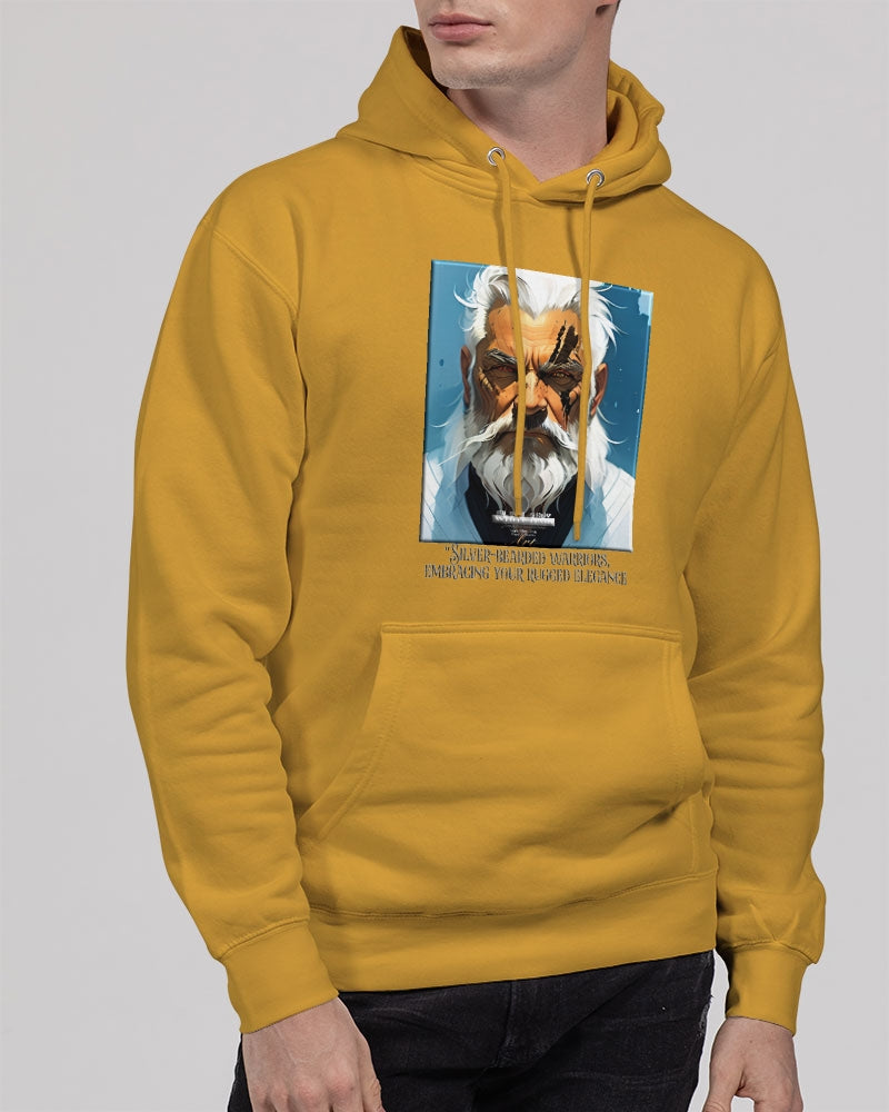 Silver bearded warrior Unisex Premium Pullover Hoodie | Lane Seven