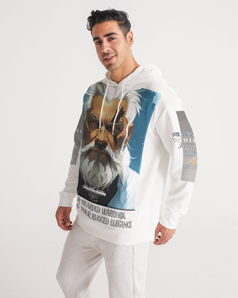 Silver bearded warrior Men's Hoodie