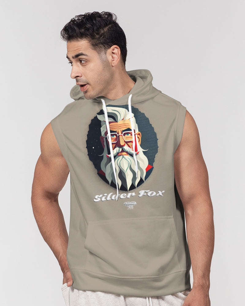 Silverfox gentlemen Men's Premium Heavyweight Sleeveless Hoodie