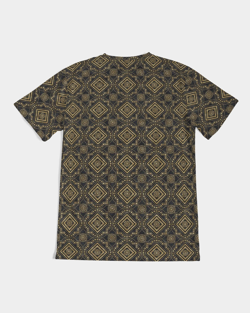 Brown Diamond pattern Men's Tee