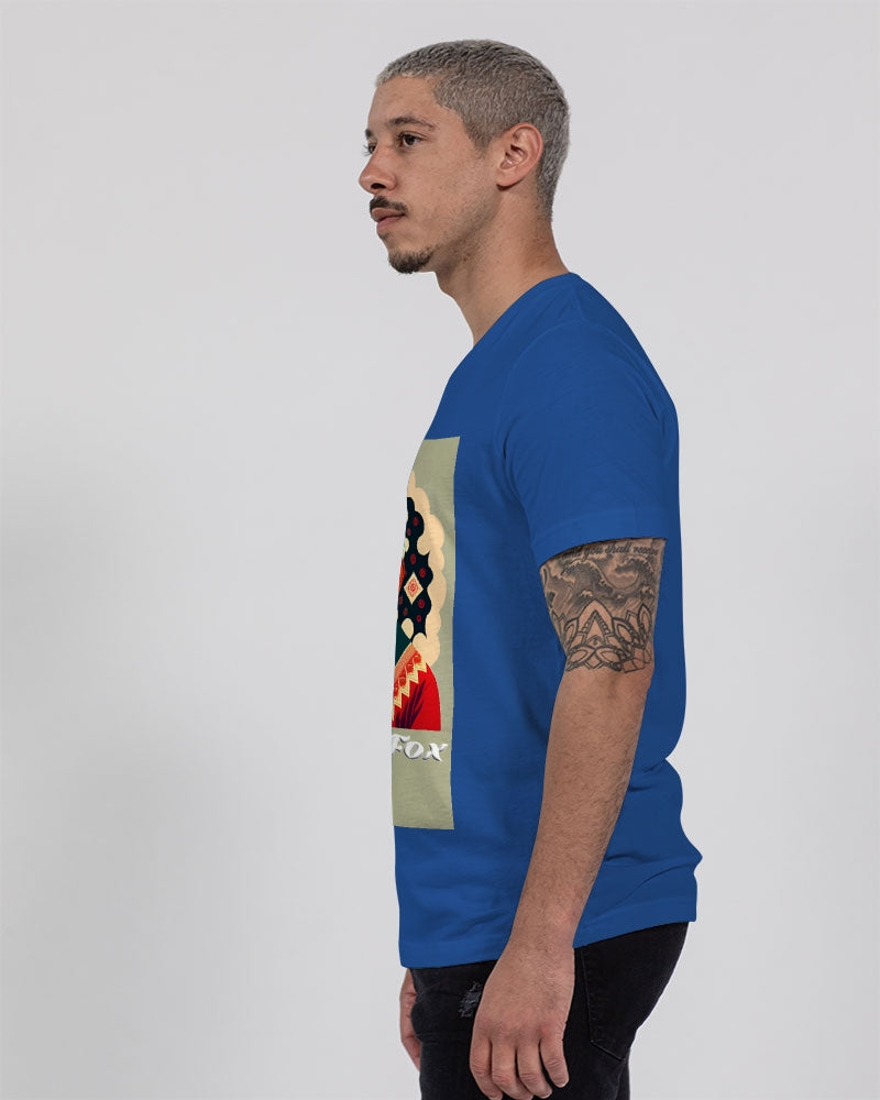 South Asian silverfox Unisex Jersey V-Neck Tee | Bella + Canvas