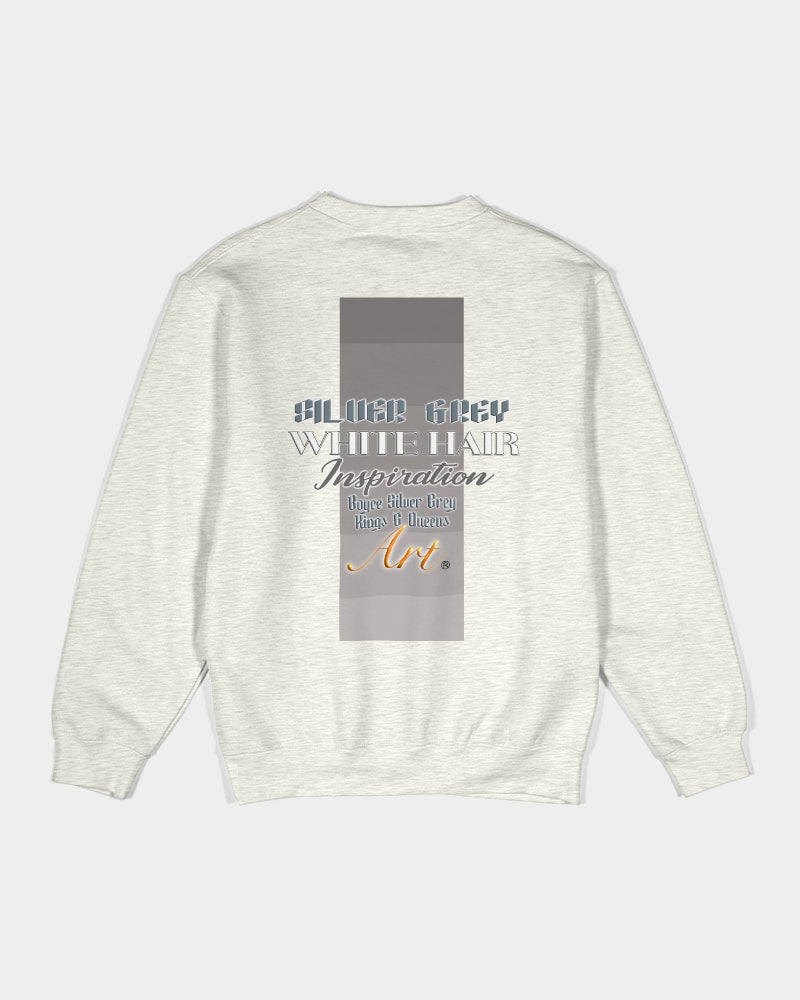 New silver grey Man style Unisex Premium Crewneck Sweatshirt | Lane Seven