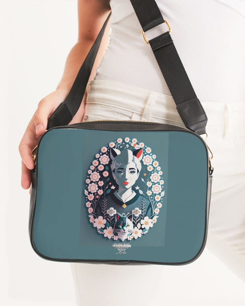 Silverfox flower Crossbody Bag