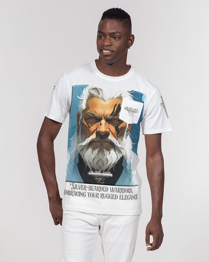 Silver bearded warrior Men's Everyday Pocket Tee