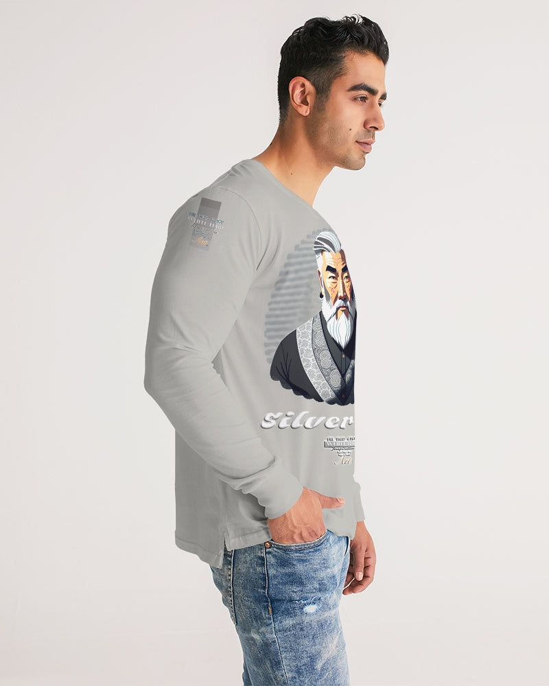 Asian Silverfox Men Men's Long Sleeve Tee