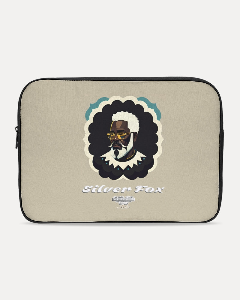 Black gentleman Silverfox Laptop Sleeve