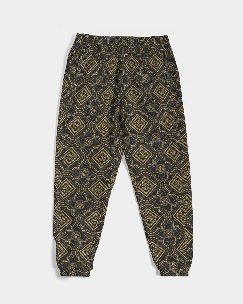 Brown Diamond pattern Men's Track Pants