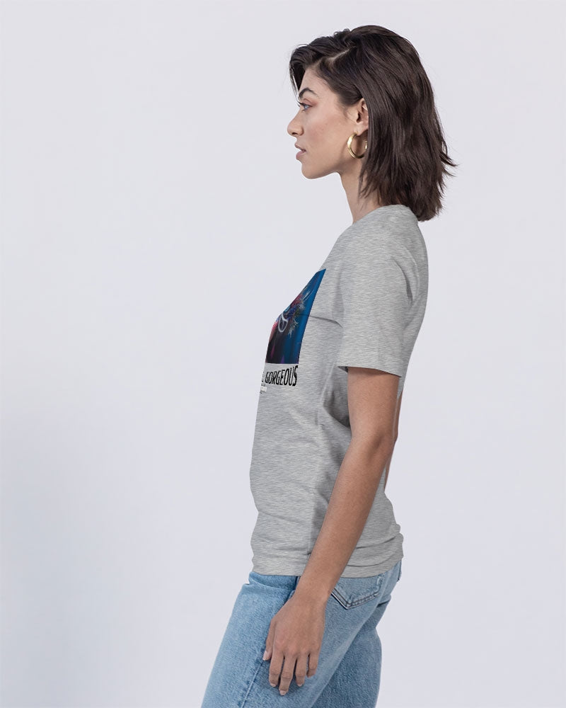 I am Still Grey Still Gorgeous Unisex Jersey V-Neck Tee | Bella + Canvas