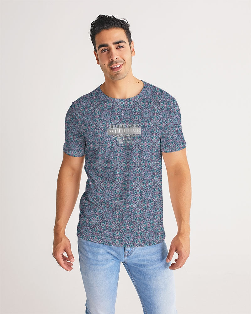 Beautiful mosaic blue pattern Men's Tee