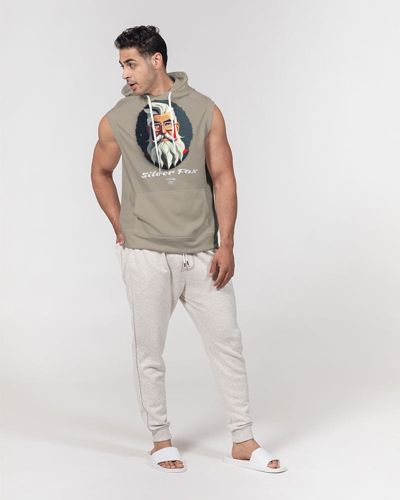 Silverfox gentlemen Men's Premium Heavyweight Sleeveless Hoodie