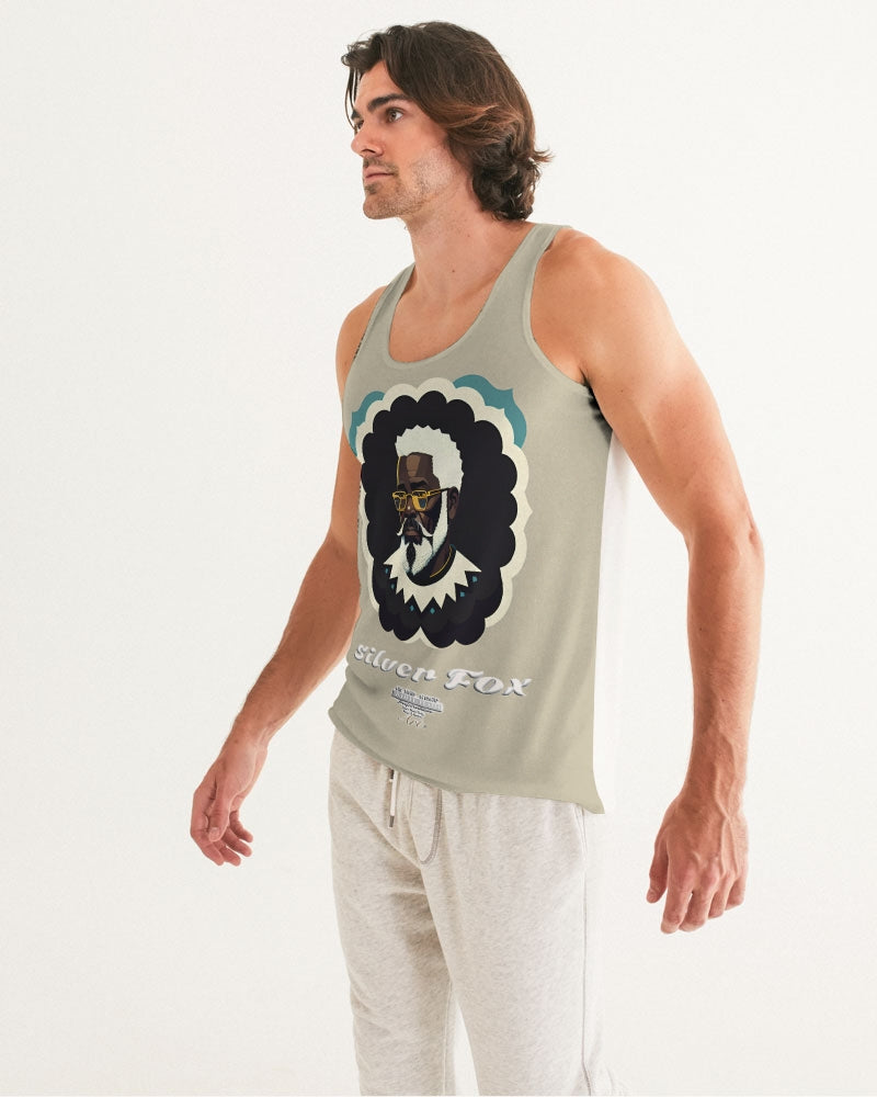 Black gentleman Silverfox Men's Tank