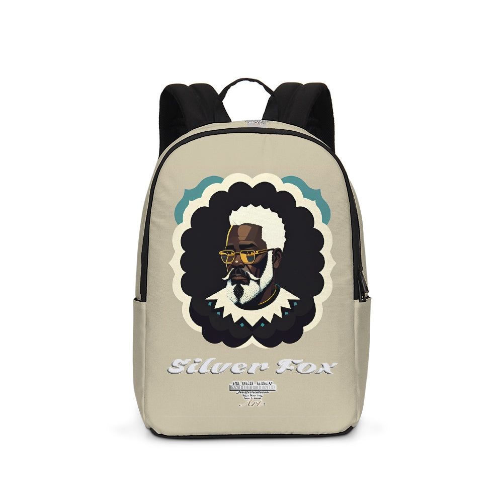 Black gentleman Silverfox Large Backpack