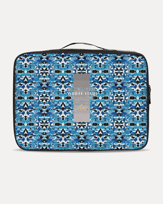 Blue Abstract pattern design Jetsetter Travel Case