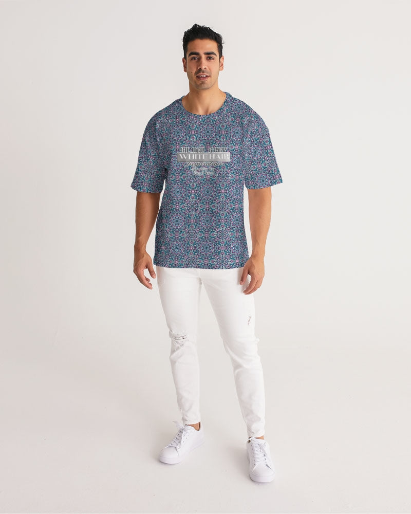 Beautiful mosaic blue pattern Men's Premium Heavyweight Tee