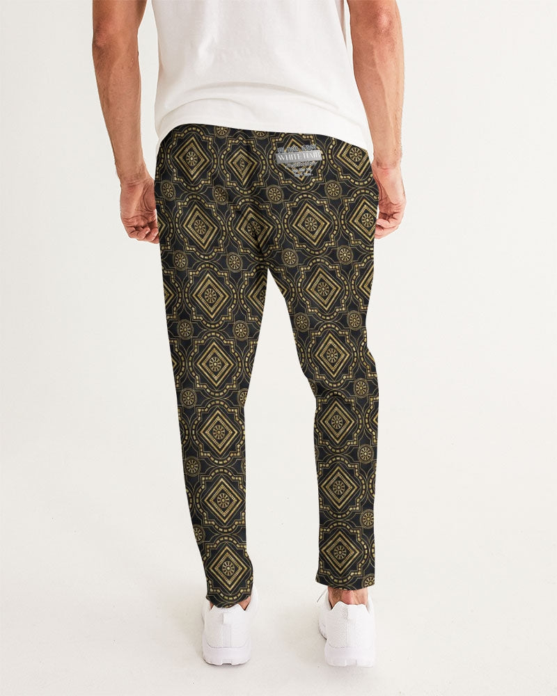 Brown Diamond pattern Men's Joggers