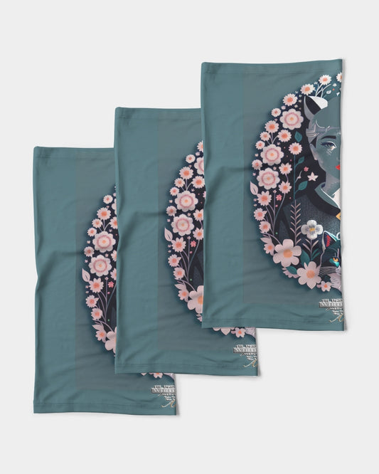 Silverfox flower Neck Gaiter Set