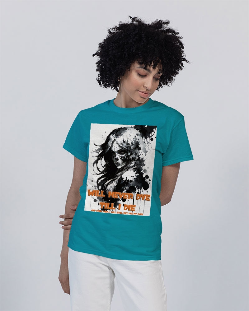 will not dye till i die Unisex Heavy Cotton T-Shirt | Gildan