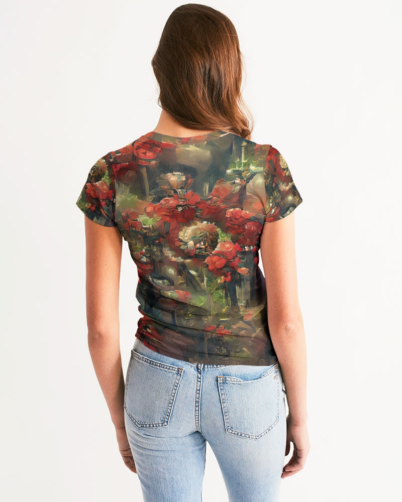 Abstract Rose design Women's Tee