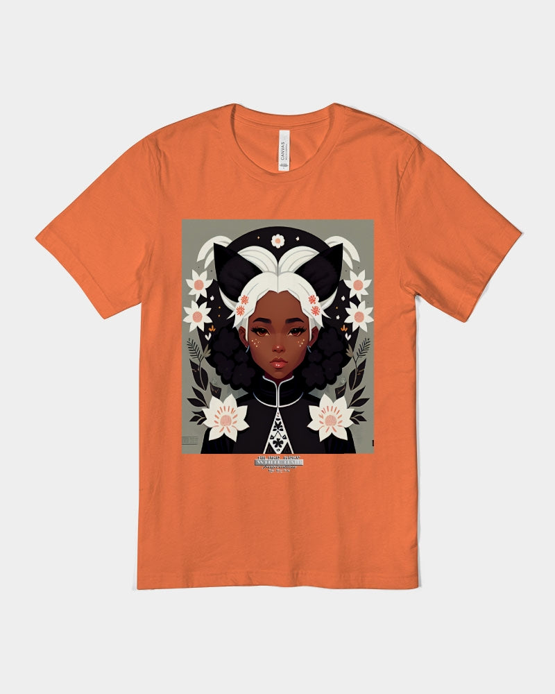 Nubian girl silver fox Unisex Jersey Tee | Bella + Canvas