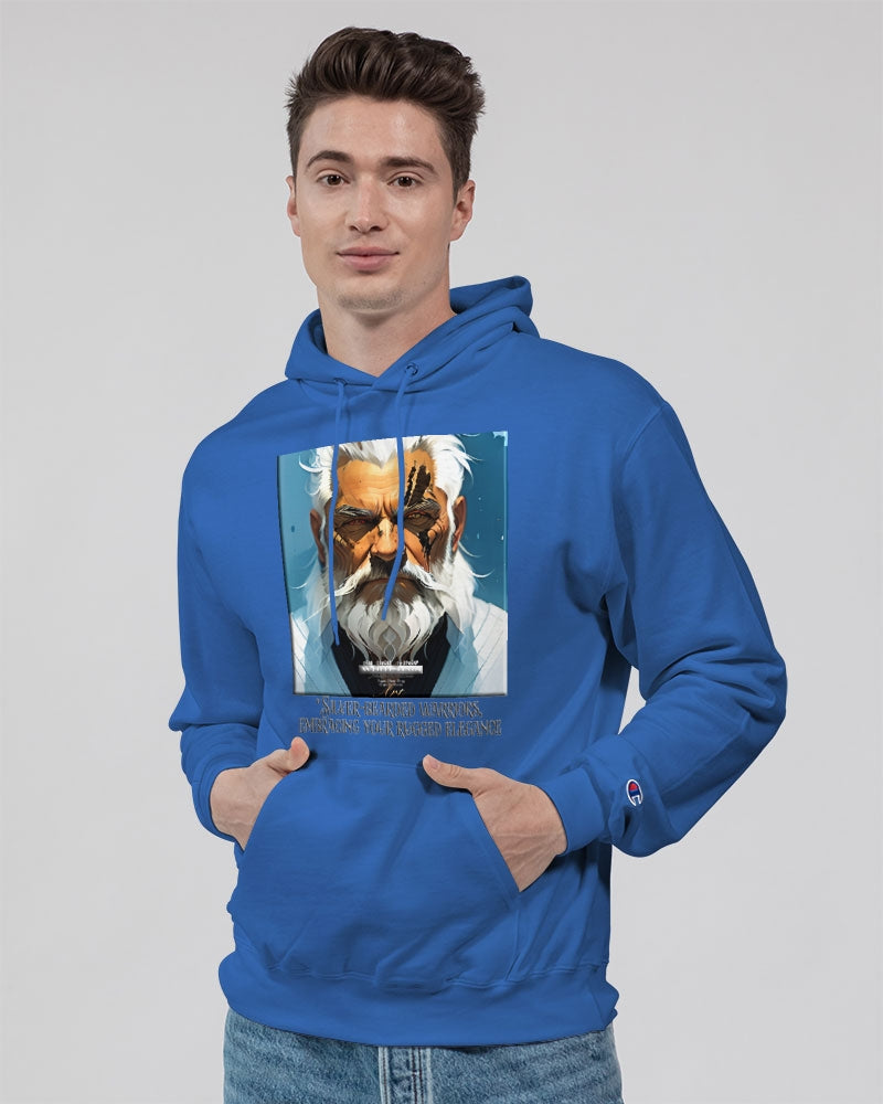 Silver bearded warrior Unisex Hoodie | Champion