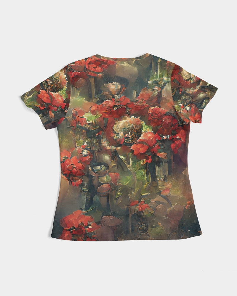 Abstract Rose design Women's Tee