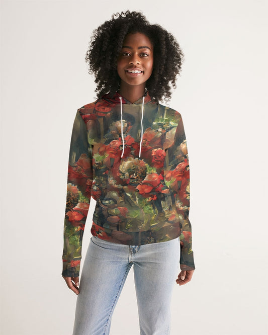 Abstract Rose design Women's Hoodie