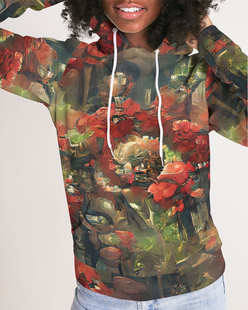 Abstract Rose design Women's Hoodie