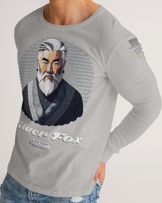 Asian Silverfox Men Men's Long Sleeve Tee