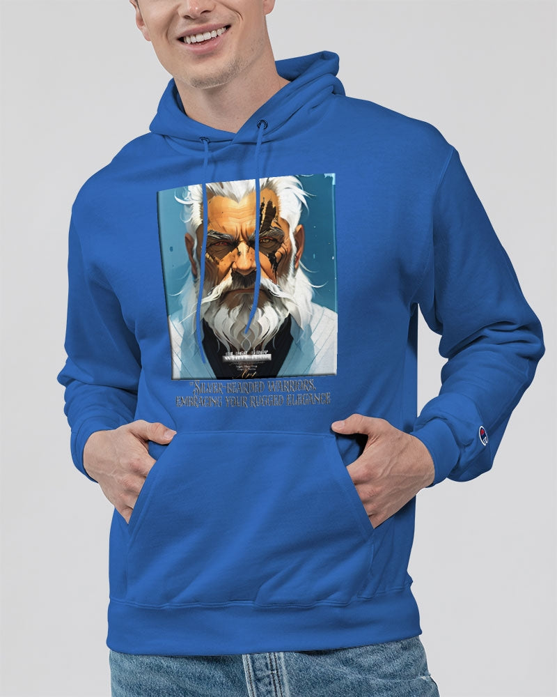 Silver bearded warrior Unisex Hoodie | Champion