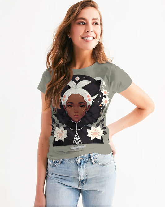 Nubian girl silver fox Women's Tee