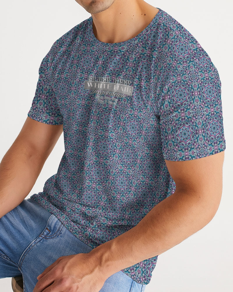 Beautiful mosaic blue pattern Men's Tee