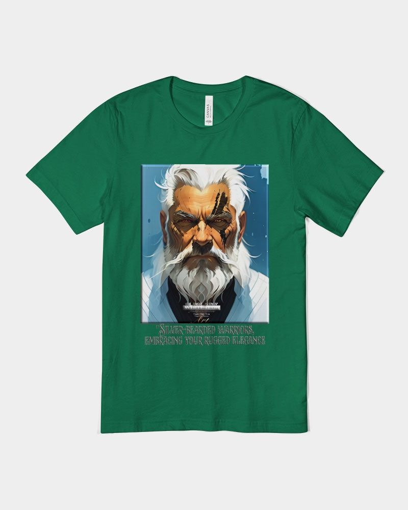 Silver bearded warrior Unisex Jersey Tee | Bella + Canvas